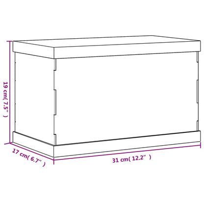 Display Box Transparent 31x17x19 cm Acrylic