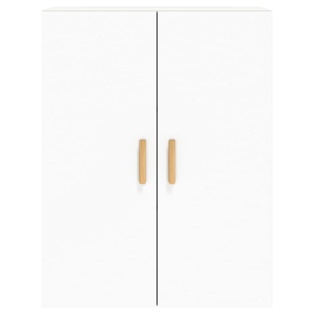 Wall Mounted Cabinets 2 pcs White Engineered Wood