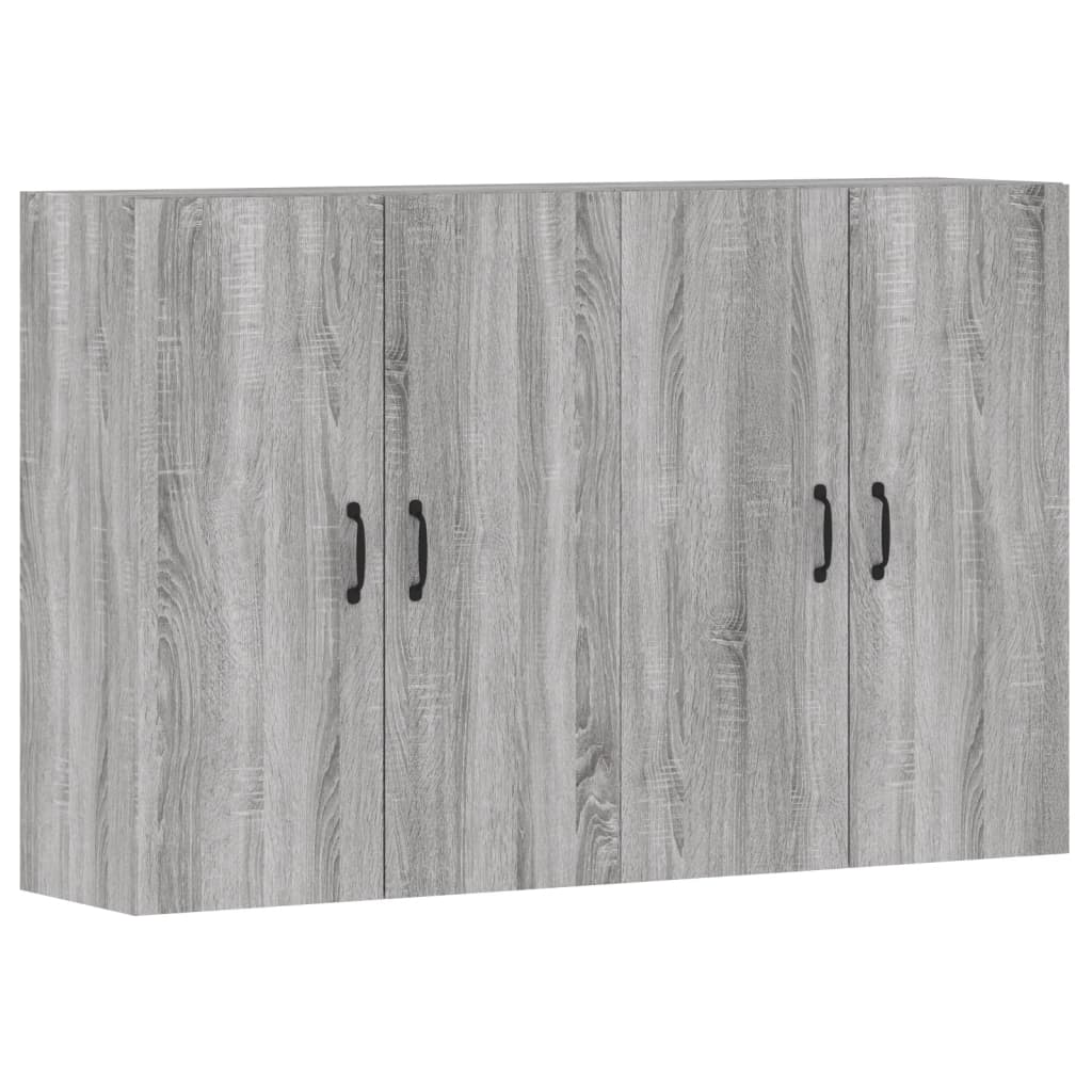 Wall Mounted Cabinets 2 pcs Grey Sonoma Engineered Wood