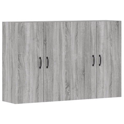 Wall Mounted Cabinets 2 pcs Grey Sonoma Engineered Wood