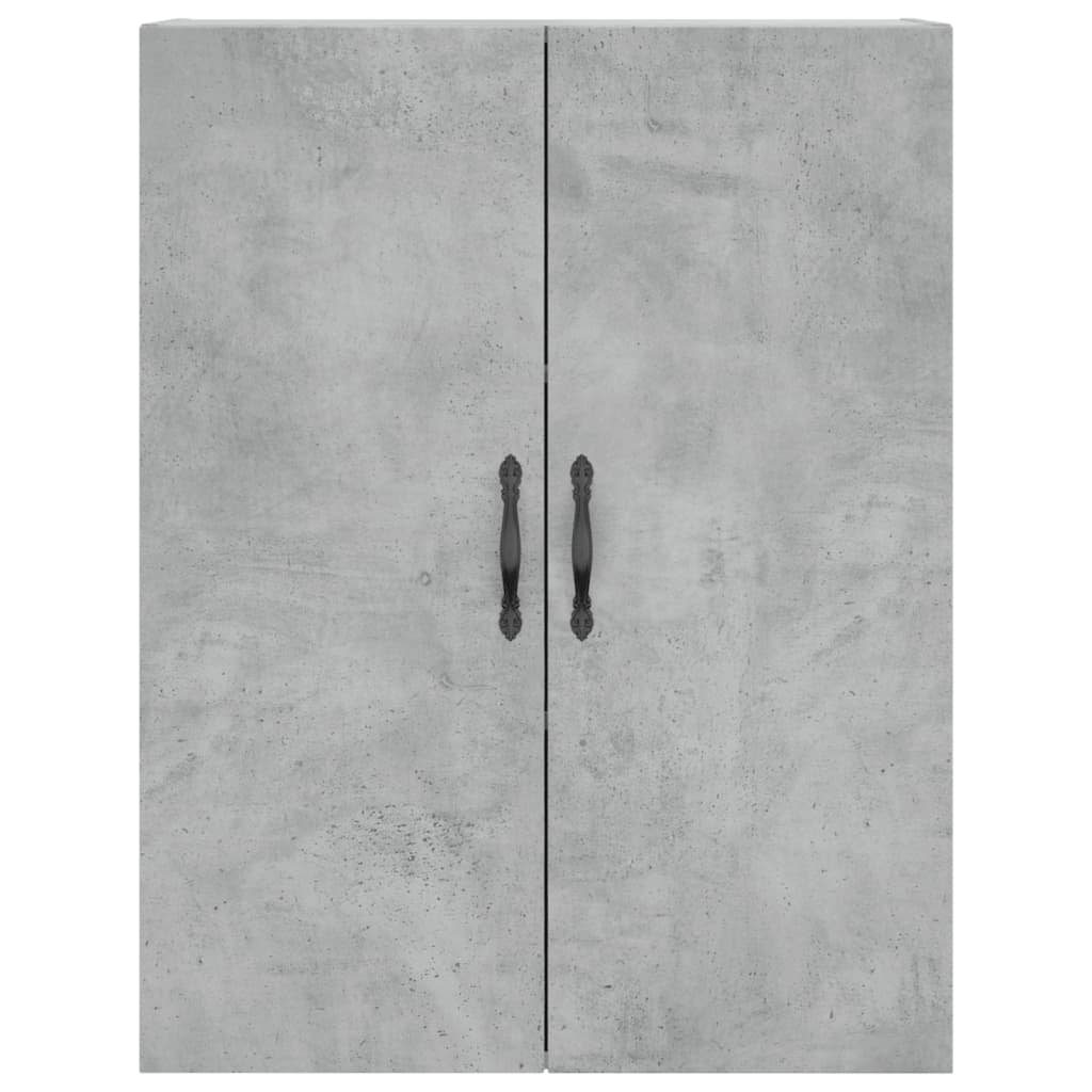 Wall Mounted Cabinets 2 pcs Concrete Grey Engineered Wood