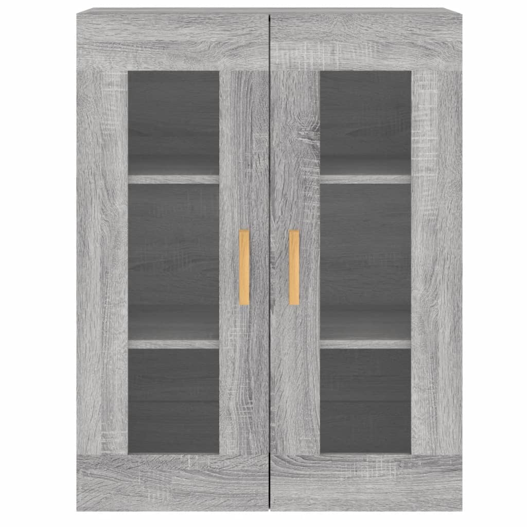 Wall Mounted Cabinets 2 pcs Grey Sonoma Engineered Wood