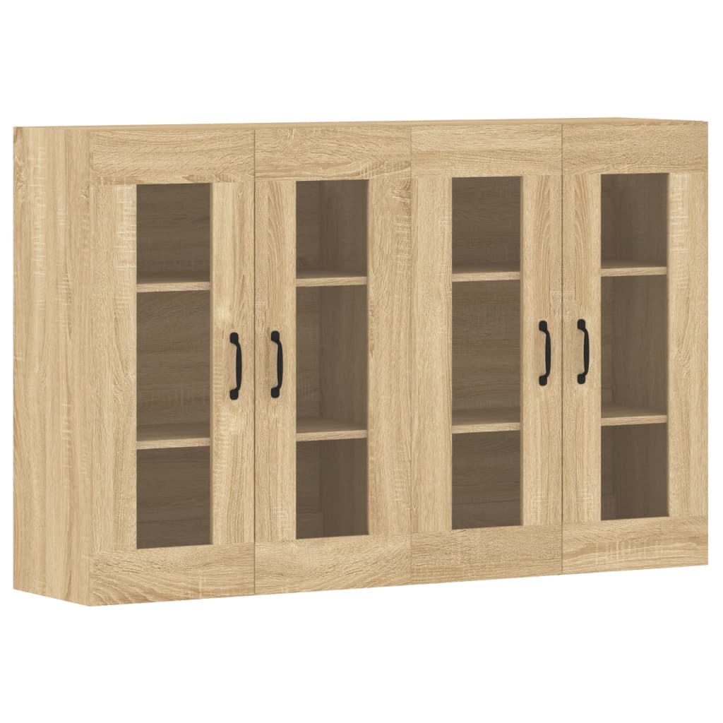 Wall Mounted Cabinets 2 pcs Sonoma Oak Engineered Wood