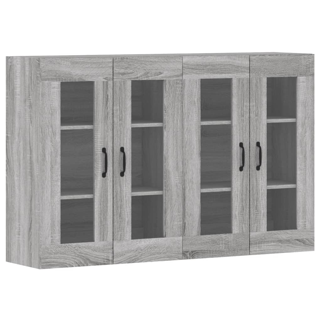 Wall Mounted Cabinets 2 pcs Grey Sonoma Engineered Wood