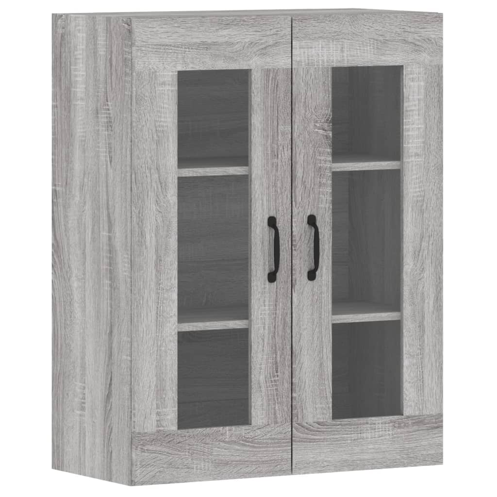 Wall Mounted Cabinets 2 pcs Grey Sonoma Engineered Wood