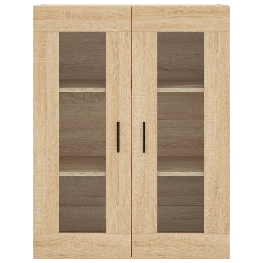 Wall Mounted Cabinets 2 pcs Sonoma Oak Engineered Wood