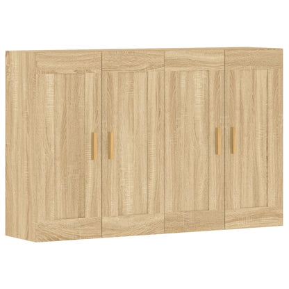 Wall Mounted Cabinets 2 pcs Sonoma Oak Engineered Wood