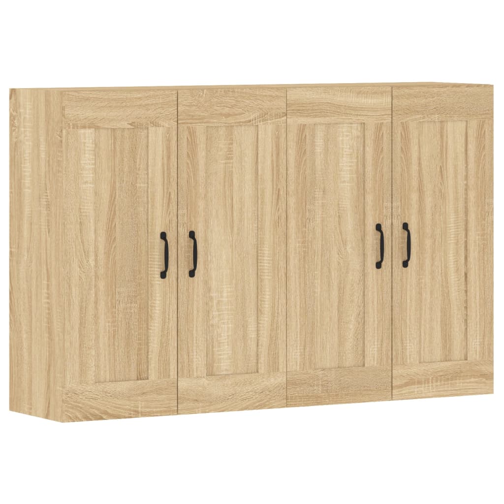 Wall Mounted Cabinets 2 pcs Sonoma Oak Engineered Wood