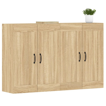 Wall Mounted Cabinets 2 pcs Sonoma Oak Engineered Wood