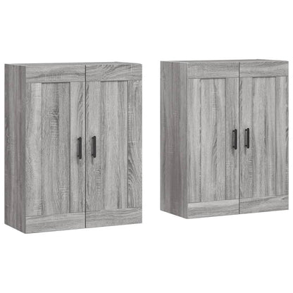 Wall Mounted Cabinets 2 pcs Grey Sonoma Engineered Wood