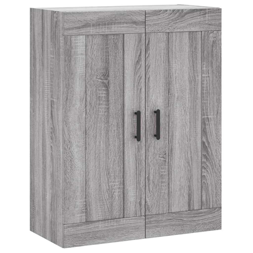 Wall Mounted Cabinets 2 pcs Grey Sonoma Engineered Wood