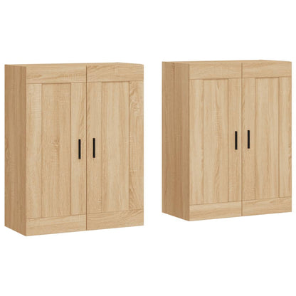 Wall Mounted Cabinets 2 pcs Sonoma Oak Engineered Wood