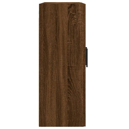 Wall Mounted Cabinets 2 pcs Brown Oak Engineered Wood