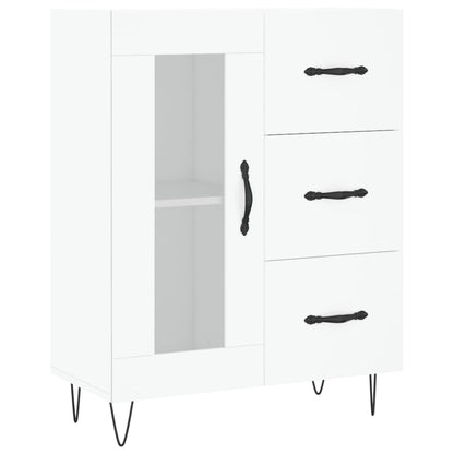 Highboard White 69.5x34x180 cm Engineered Wood