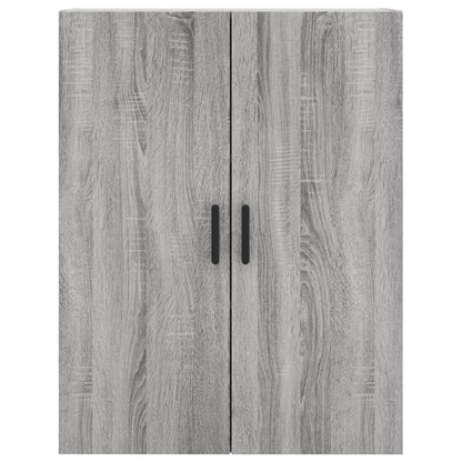 Highboard Grey Sonoma 69.5x34x180 cm Engineered Wood