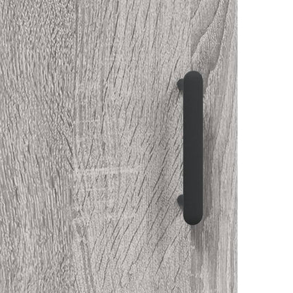 Highboard Grey Sonoma 69.5x34x180 cm Engineered Wood