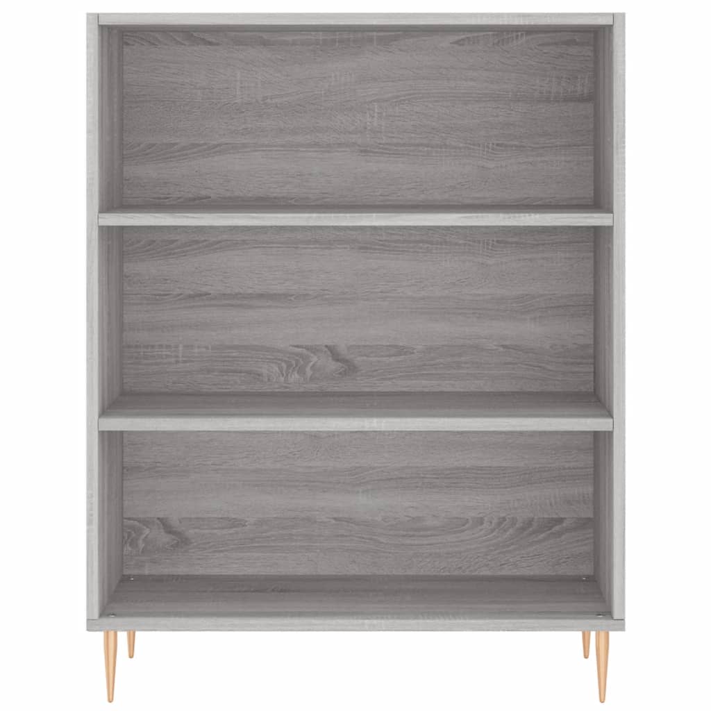 Highboard Grey Sonoma 69.5x34x180 cm Engineered Wood