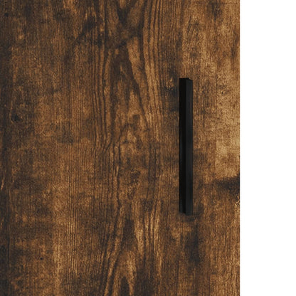 Highboard Smoked Oak 69.5x34x180 cm Engineered Wood