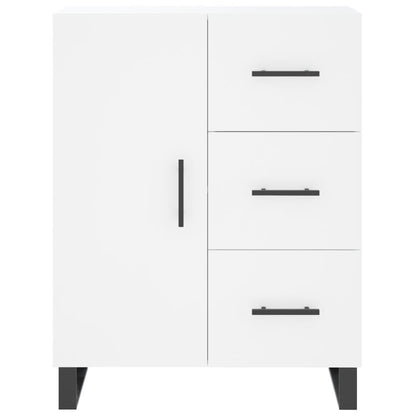 Highboard White 69.5x34x180 cm Engineered Wood