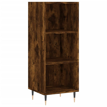 Highboard Smoked Oak 34.5x34x180 cm Engineered Wood