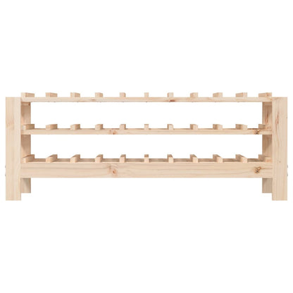 Wine Rack 109.5x30x42 cm Solid Wood Pine