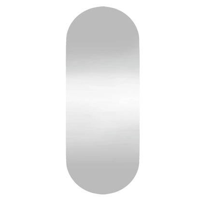 Wall Mirror 20x50 cm Glass Oval