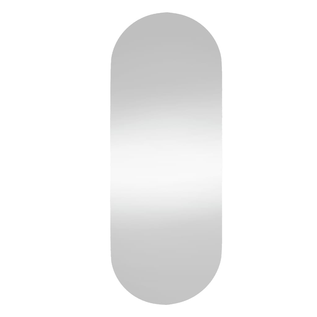 Wall Mirror 20x50 cm Glass Oval