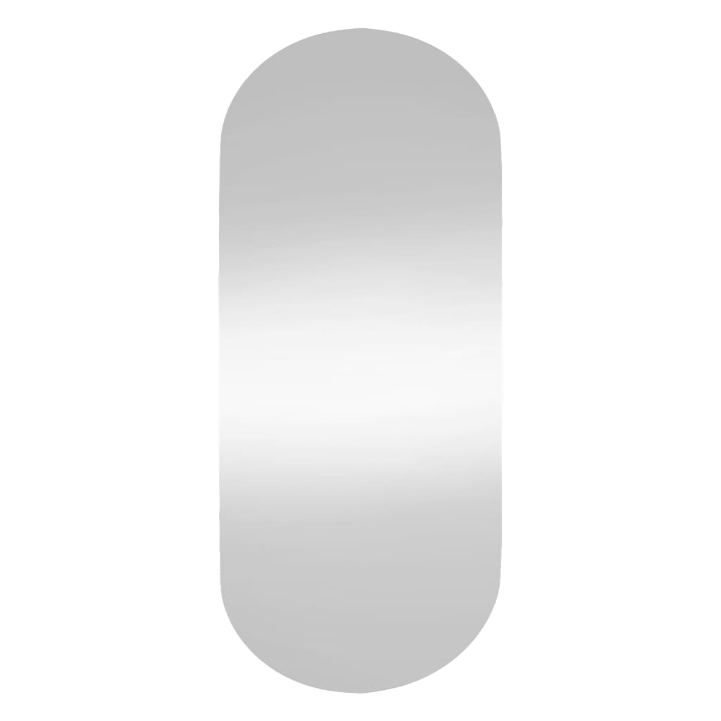 Wall Mirror 45x100 cm Glass Oval