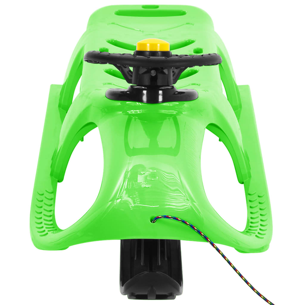 Sledge with Wheel Green 102.5x40x23 cm Polypropylene