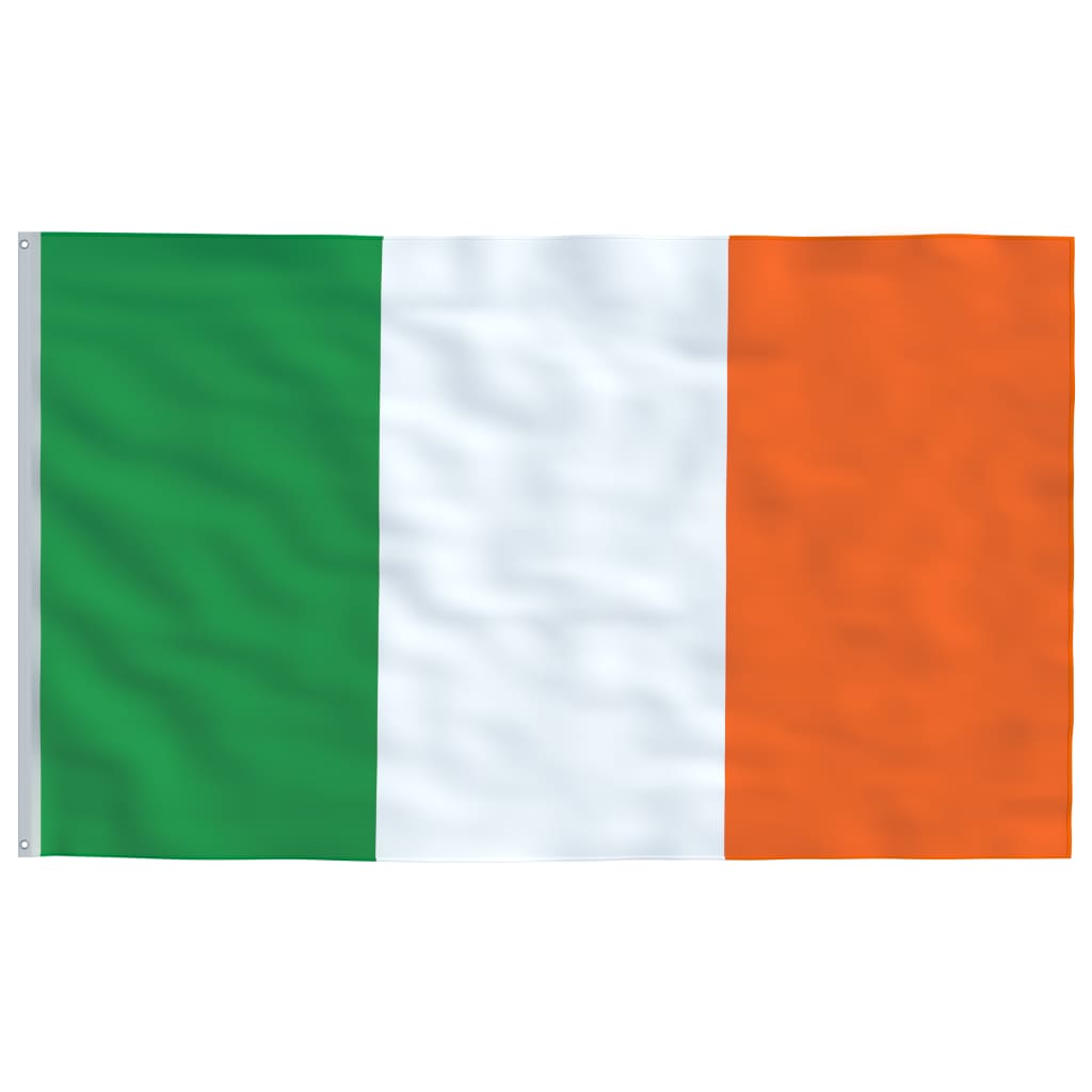 Ireland Flag and Pole 5.55 m Aluminium