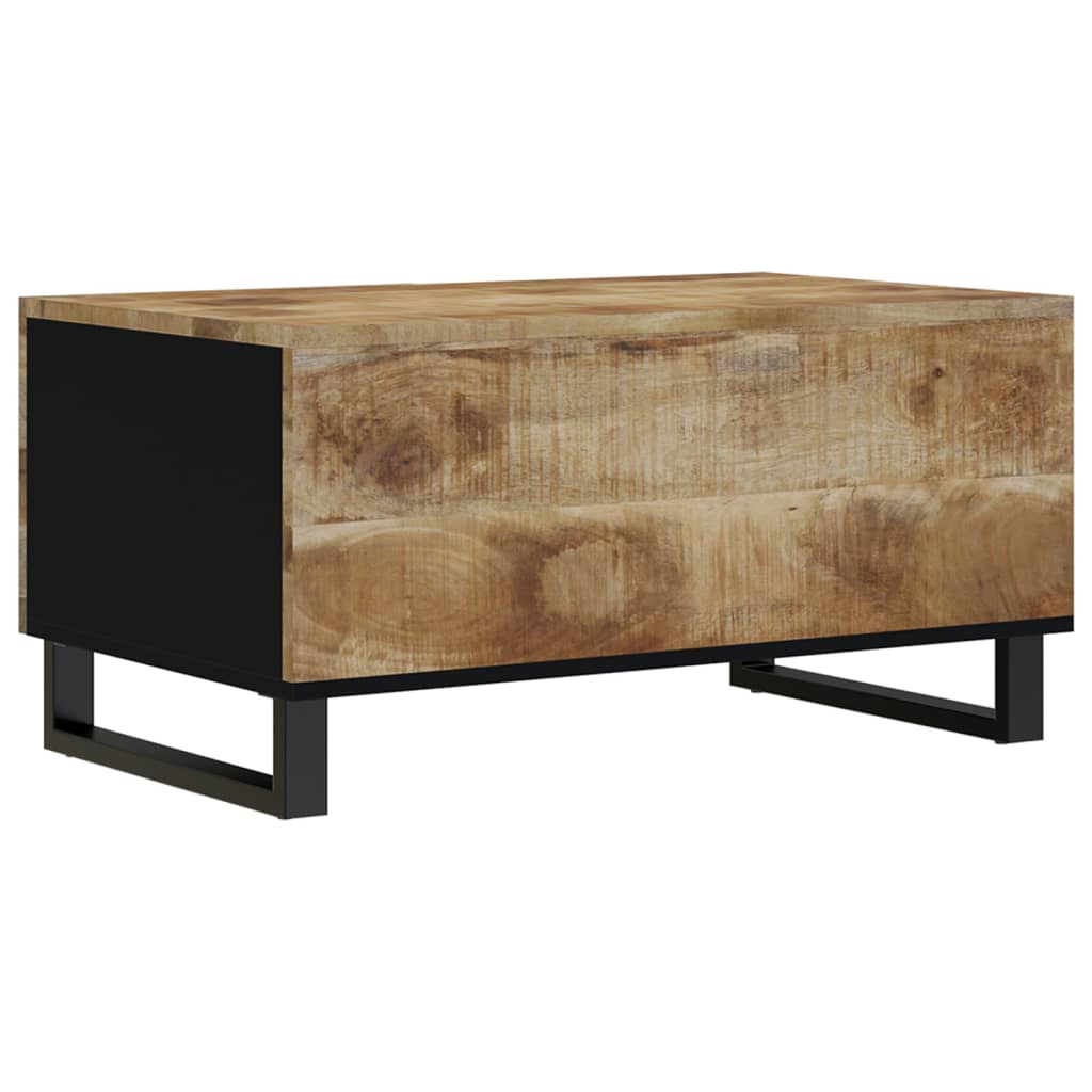 Coffee Table 80x50x40 cm Solid Wood Mango&Engineered Wood