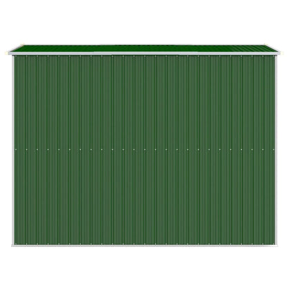 Garden Shed Green 192x274x223 cm Galvanised Steel