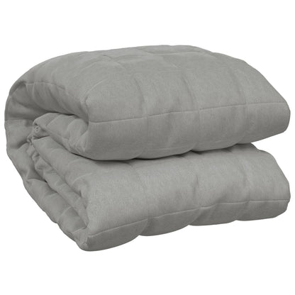 Weighted Blanket Grey 138x200 cm Single 6 kg Fabric