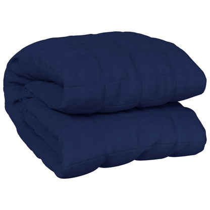 Weighted Blanket Blue 138x200 cm Single 10 kg Fabric