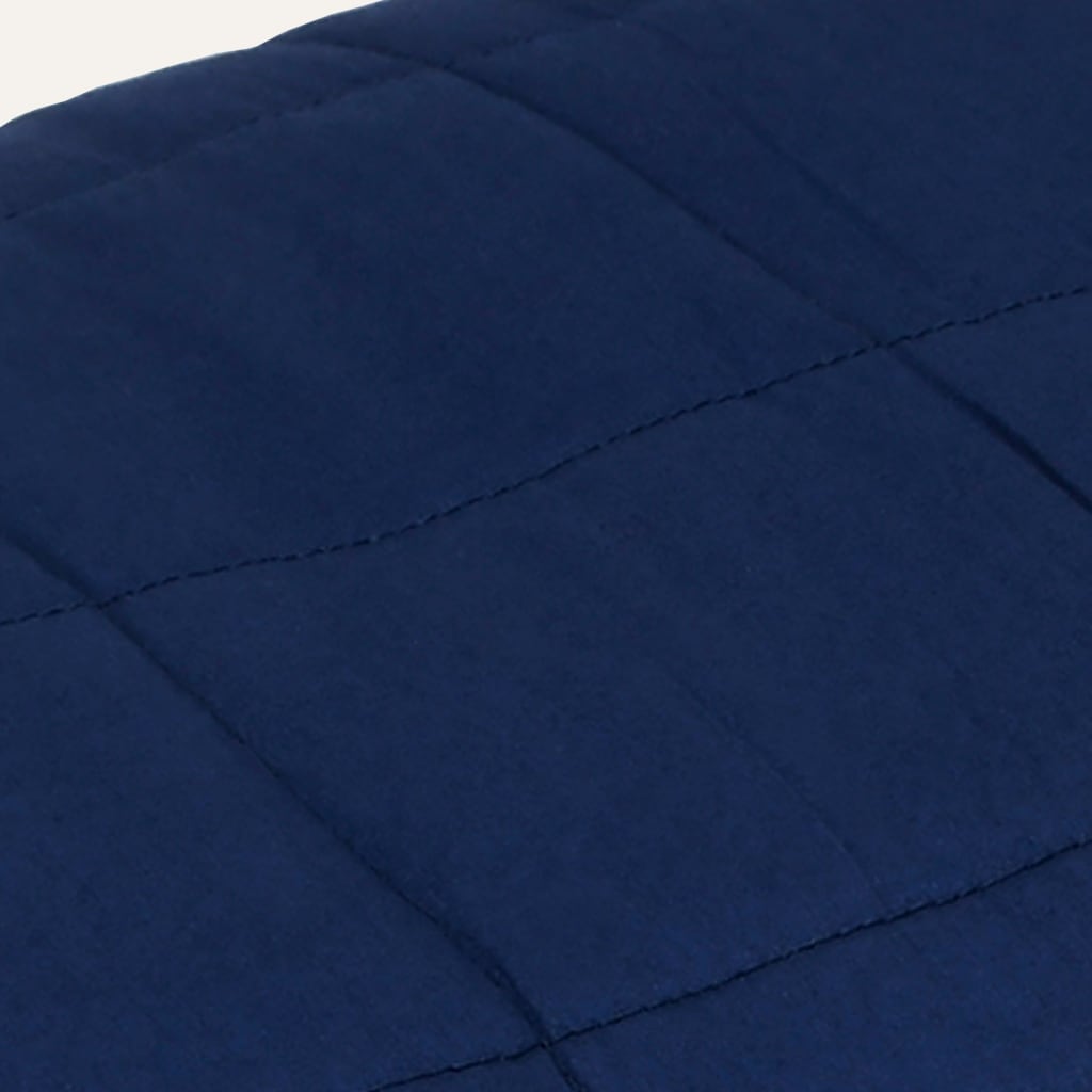 Weighted Blanket Blue 138x200 cm Single 10 kg Fabric