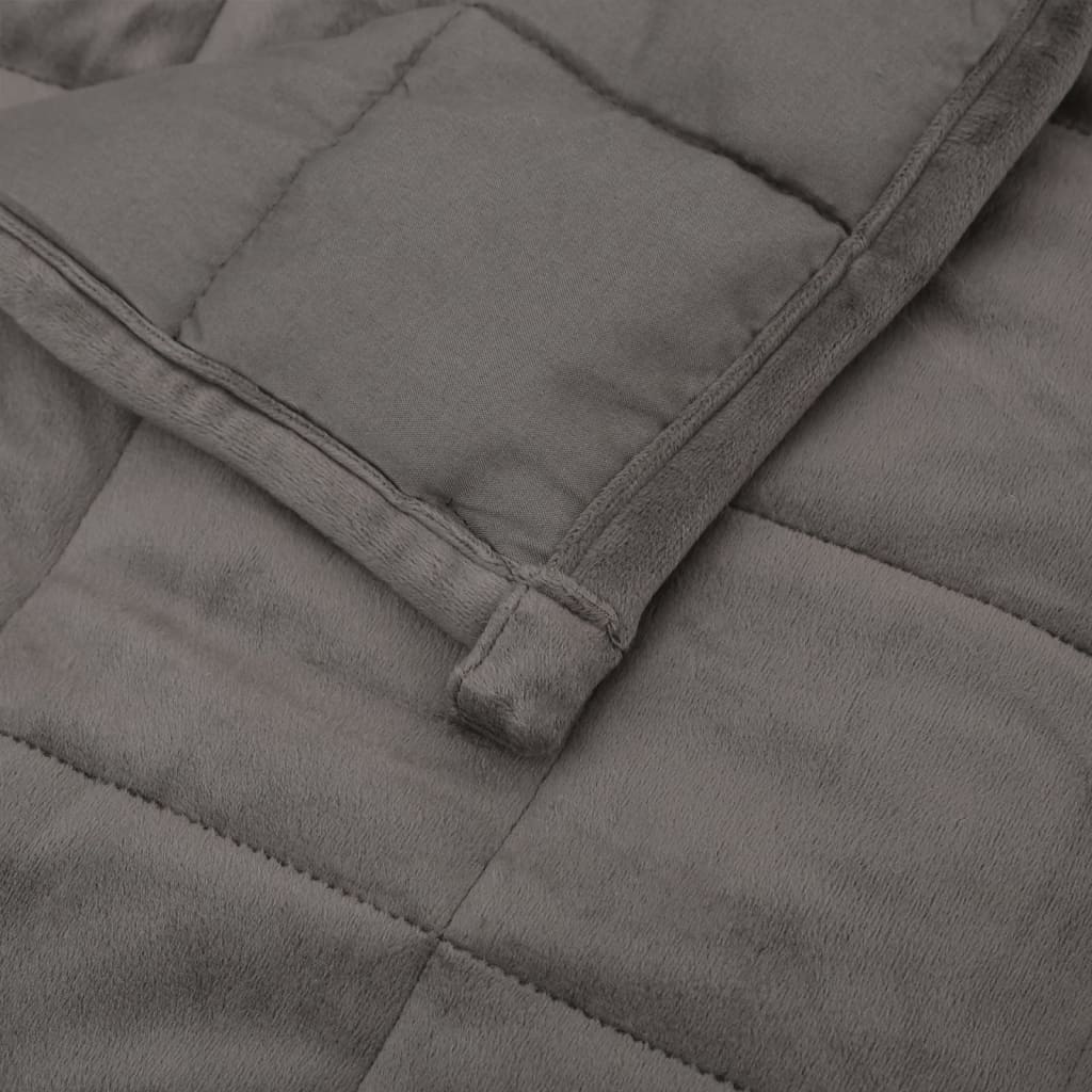 Weighted Blanket Grey 150x200 cm 7 kg Fabric