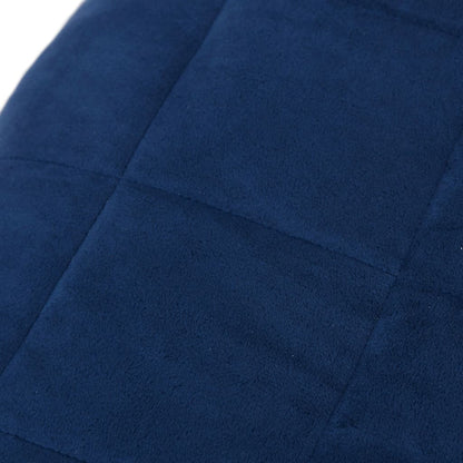 Weighted Blanket Blue 138x200 cm Single 10 kg Fabric