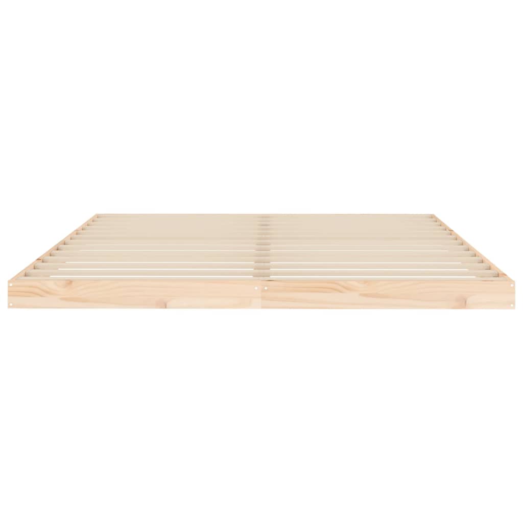 Bed Frame 160x200 cm Solid Wood Pine