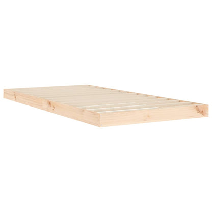 Bed Frame without Mattress 90x190 cm Single Single Solid Wood Pine