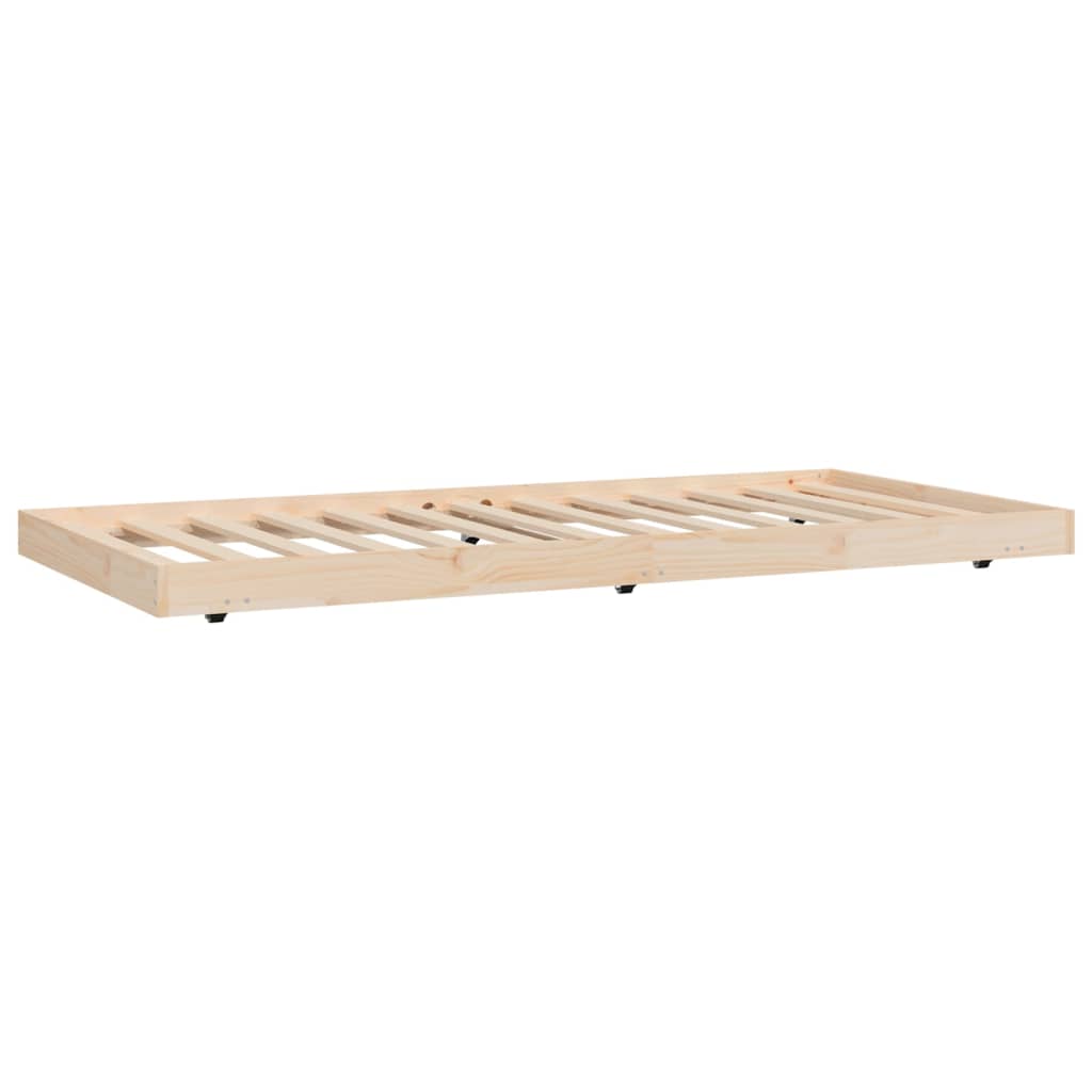 Bed Frame without Mattress 90x190 cm Single Solid Wood Pine