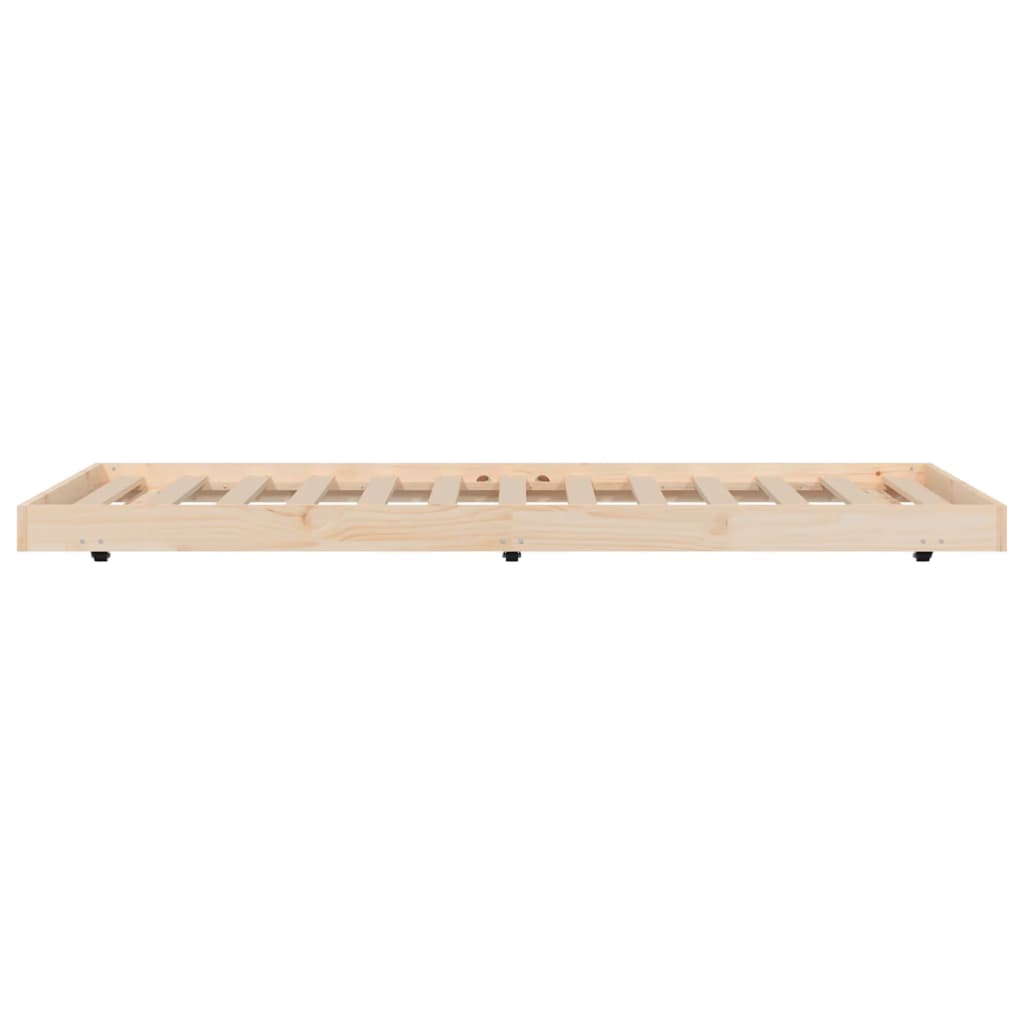 Bed Frame without Mattress 90x190 cm Single Solid Wood Pine