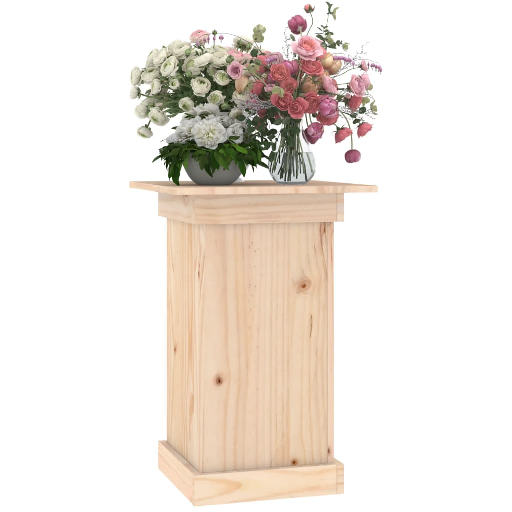 Flower Stand 40x40x60 cm Solid Wood Pine