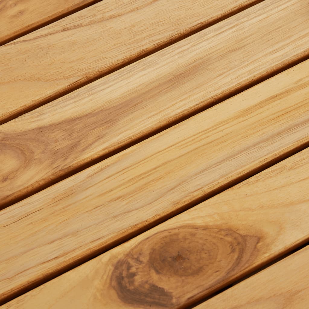 Decking Tiles 30 pcs 30x30 cm Solid Wood Teak Vertical Pattern