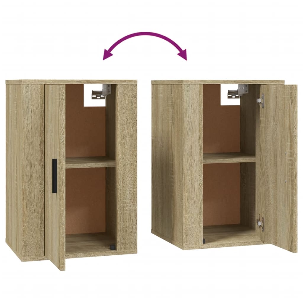 Wall Mounted TV Cabinets 2 pcs Sonoma Oak 40x34.5x60 cm