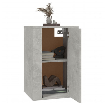 Wall Mounted TV Cabinet Concrete Grey 40x34.5x60 cm