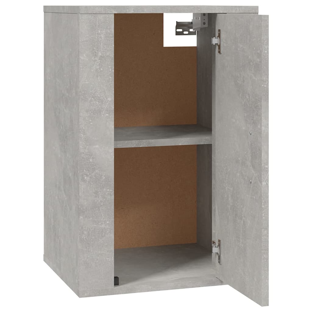 Wall Mounted TV Cabinet Concrete Grey 40x34.5x60 cm