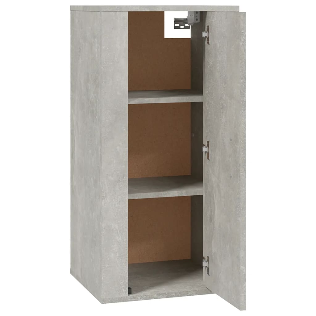 Wall Mounted TV Cabinet Concrete Grey 40x34,5x80 cm