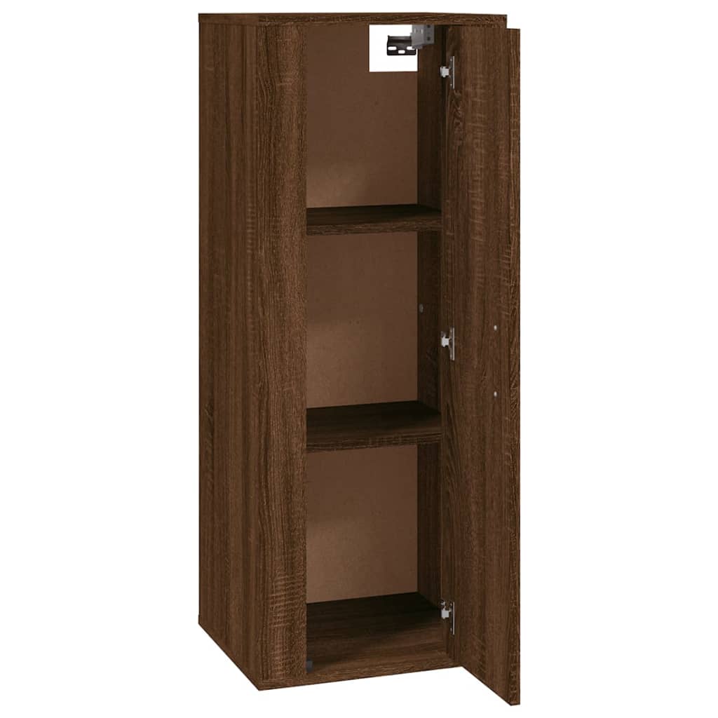 Wall Mounted TV Cabinet Brown Oak 40x34,5x100 cm