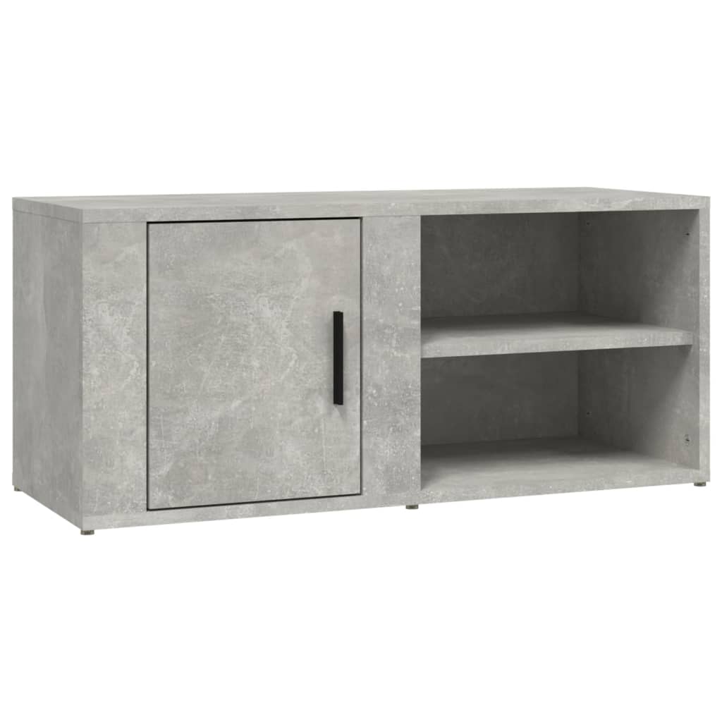 TV Cabinets 2 pcs Concrete Grey 80x31.5x36 cm Engineered Wood