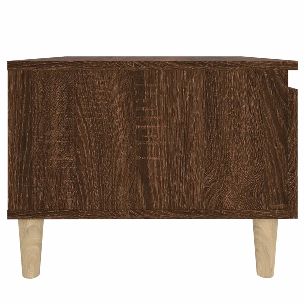 Side Tables 2 pcs Brown Oak 50x46x35 cm Engineered Wood